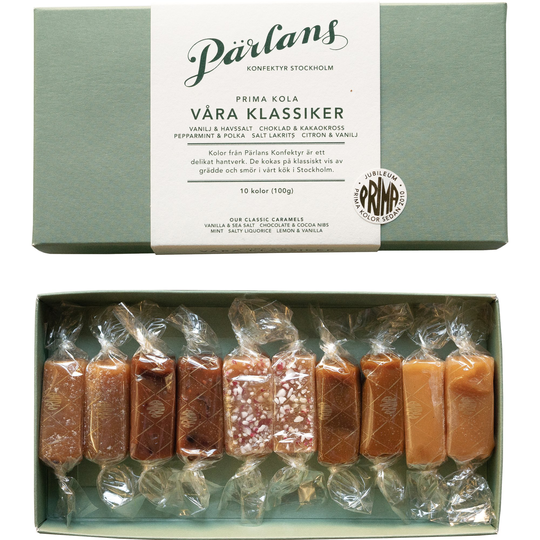 Pärlans Konfektyr Våra klassiska karameller, 10 st