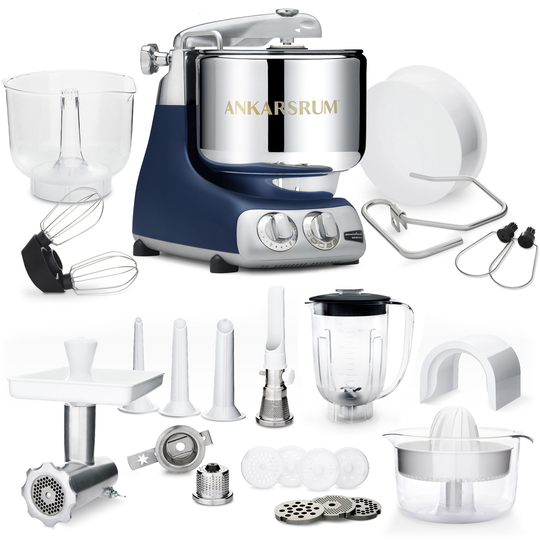 Ankarsrum AKM 6230 Köksmaskin + Deluxepaket, Royal Blue