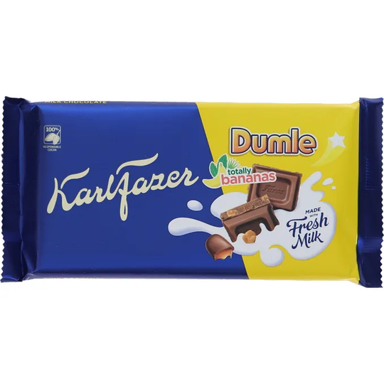 Fazer Mjölkchoklad Dumle Banan