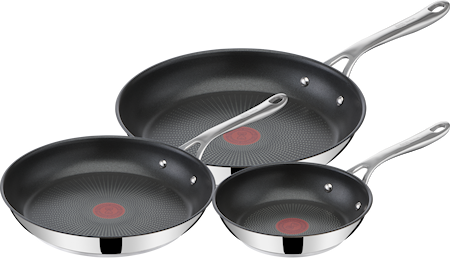 Jamie Oliver Cook's Direct Stekpanna Set om 3: 28, 24, 20 cm