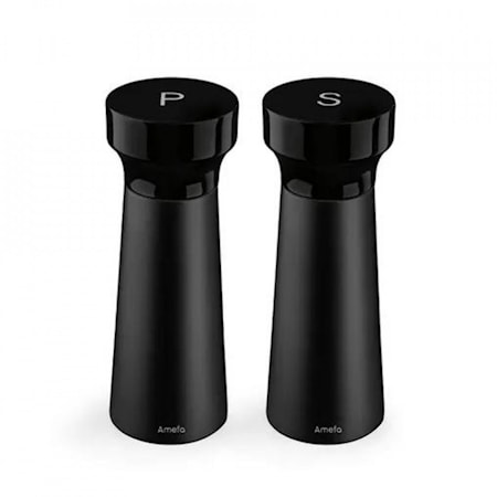 Salt & Pepparkvarn 2-pack 15 cm Trä Svart
