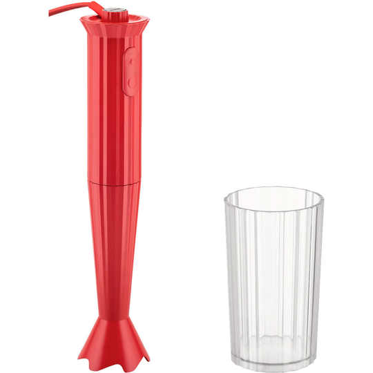 Alessi MDL10 Plissé stavmixer, röd