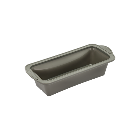 Brödform 26x11 cm Metall/Silikon Forest green