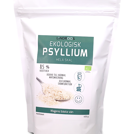 Lindroos Ekologisk Psyllium Hela med skal 400 g