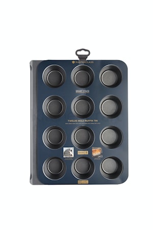 MasterClass Smart Stack Non-Stick Muffisplåt, 37x29x4cm, Sleeved