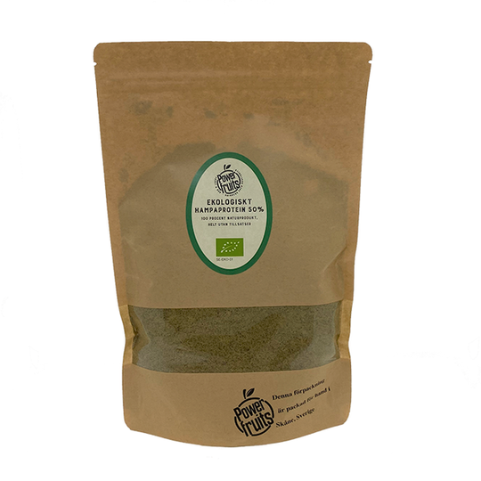 Powerfruits Ekologiskt Hampaprotein 50% RAW 500 g