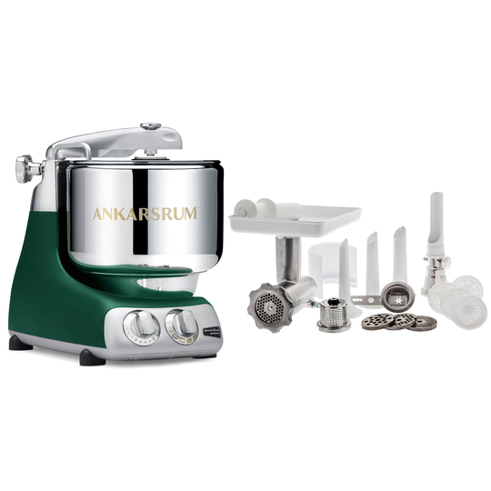 Ankarsrum Assistent AKM 6230 köksmaskin + komplett köttkvarn, Forest green