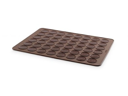 Bakmatta Macaron Silikon Brun