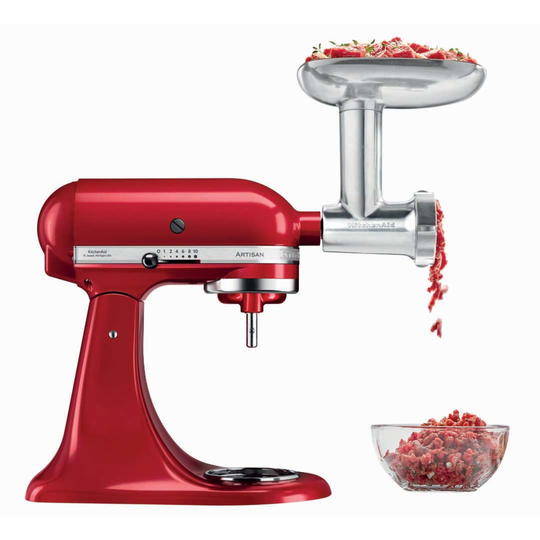 KitchenAid Artisan KSM175PSEBK Svart Lava + Köttkvarn Metall