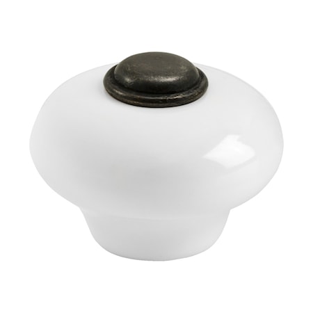 Knopp 409 Antik/porslin - 3,7 cm