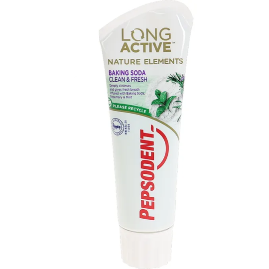 Pepsodent 2 x Tandkräm Long Active Baking Soda