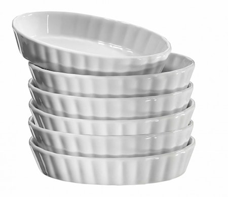 Ramekiner 14 cm låga 6 st