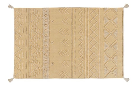 Tribu Matta Tvättbar 140x200 Honung