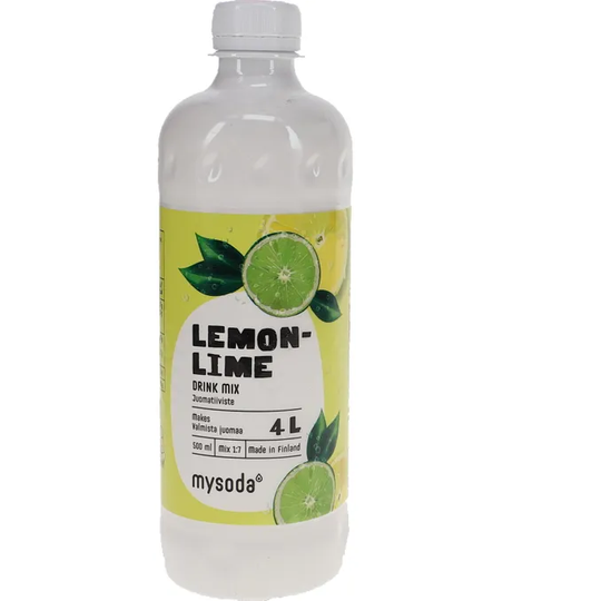 Mysoda Sugar Free Lemon-Lime Smakextrakt 4L