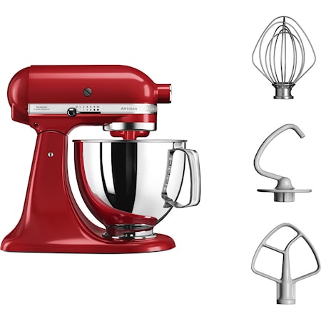 Artisan 125 5KSM125EER Köksmaskin Röd 4,8 L