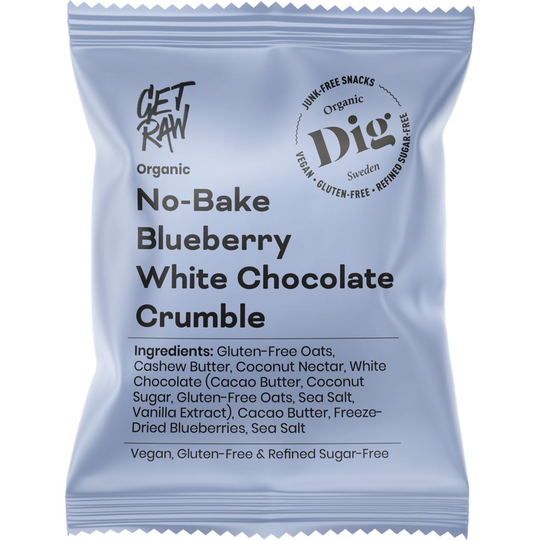 Get Raw No-Bake White Chocolate & Blueberry Crumble 35 g