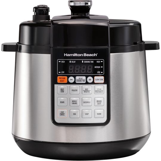 Hamilton Beach Multi-Function Tryckkokare, rostfritt stål