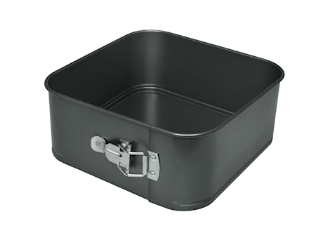 Extra hög rektangulär springform 24x24x10 cm