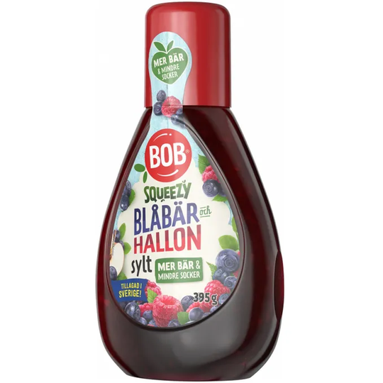 BOB Blåbär- & Hallonsylt