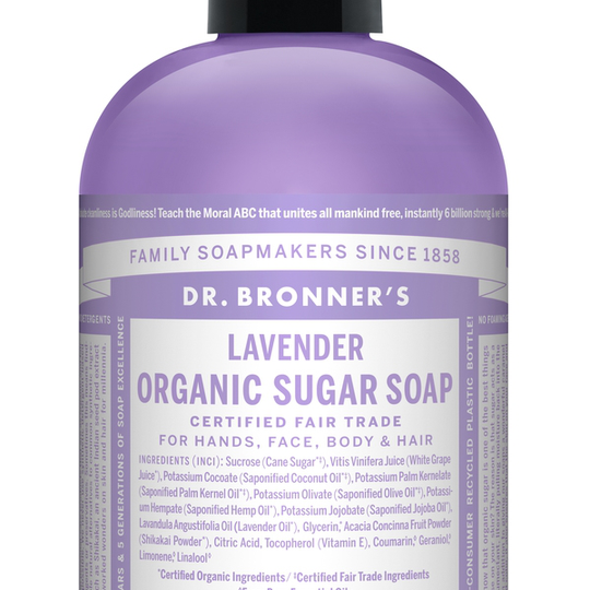 Dr. Bronner’s Magic Soaps Dr. Bronner’s Lavender Sugar Soap 355 ml