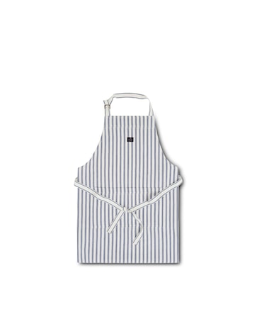 Icons Cotton Herringbone Förkläde Blå/Vit 80x105cm