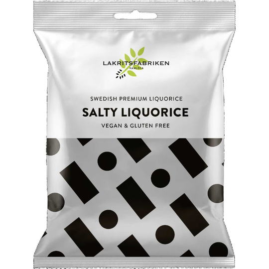 Lakritsfabriken Premium White Salty Liquorice 100 g