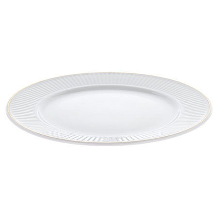 Plissé Tallrik flat 22 cm Ugnsfast porslin