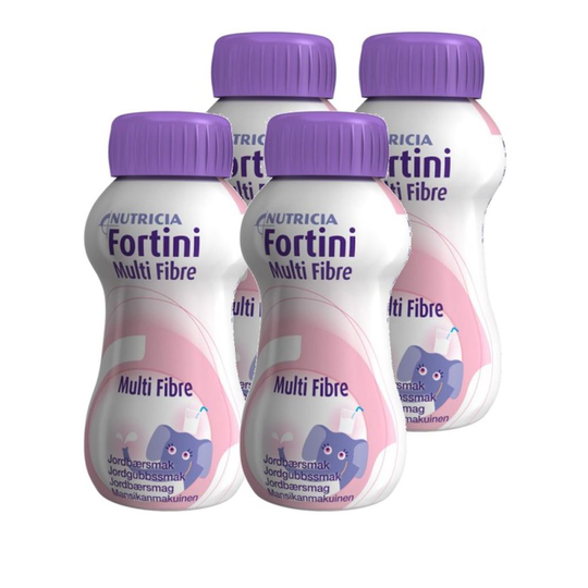 Fortini Multi Fibre Jordgubb 4 x 200 ml