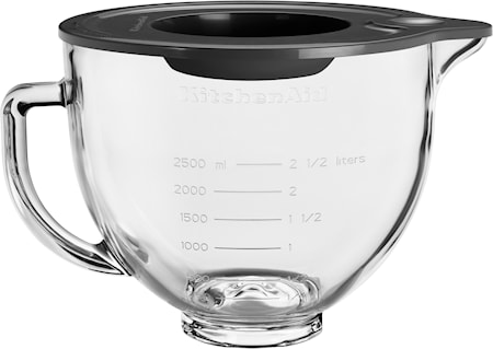 Glas-skål till köksmaskin Artisan 4,7 liter Klar