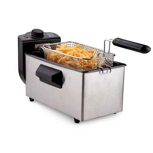 Alpina Deep Fryer 3l 2000w Fritös - Rostfritt Stål