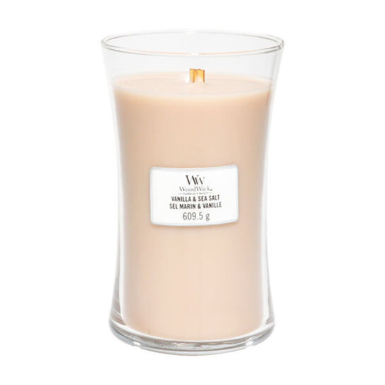 WoodWick Large - Vanilla & Sea Salt