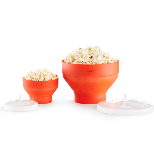 Lékué Mini popcornskål, 2 st.