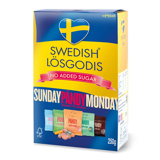 Pändy X Swedish Lösgodis Box 250 g