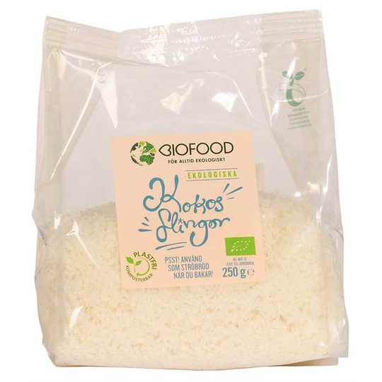 Biofood Kokosflingor 250 g