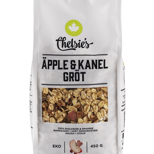 Chelsie's Organic Gröt-Äpple & Kanel 450 g