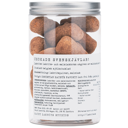 Haupt Lakrits Chokad Svenskjävlar! 250 g