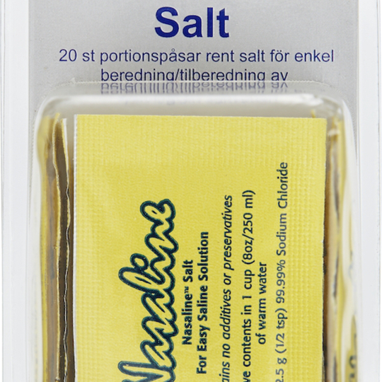 Nasaline salt till nässköljning 20 st