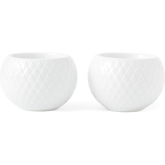 Lyngby Porcelæn 2 st. Rhombe ljuslykta
