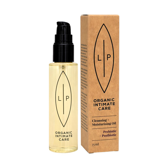 Lip Organic Intimate Care Cleansing + Moisturising Oil Prebiotic + Postbiotic 75 ml