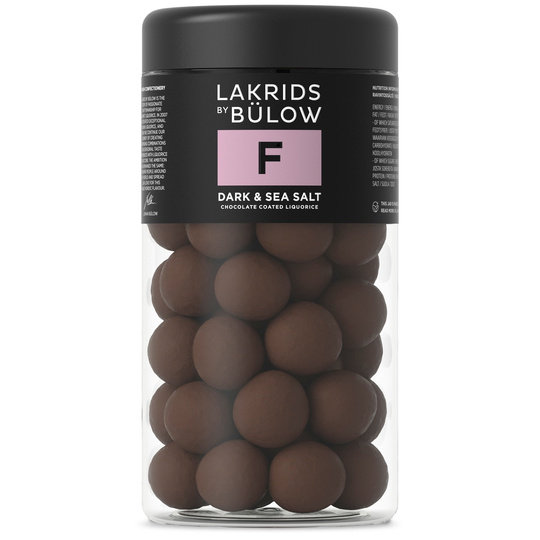 Lakrids by Bülow Regular F, lakrits, dark & sea salt