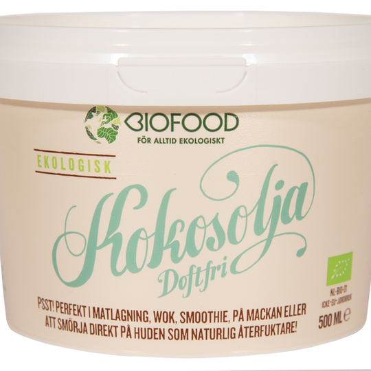 Biofood Kokosolja doftfri 500 ml