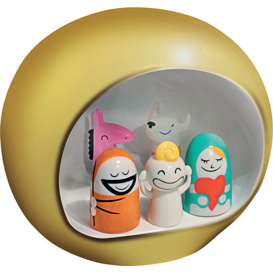 Alessi Prespe Porslinsfigurer grupp