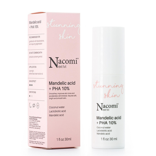 Nacomi Next Level Stunning Skin Mandelic Acid+PHA 10% 30 ml