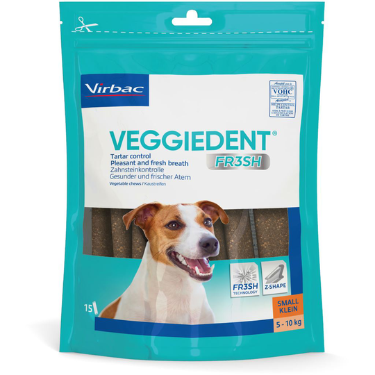 Virbac VeggieDent FR3SH Tuggpinnar S 15 st