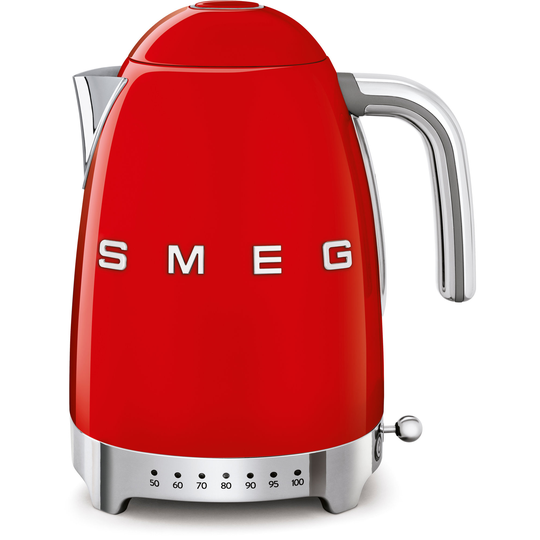 Smeg Vattenkokare 1,7 l med Variable Temperatur Röd