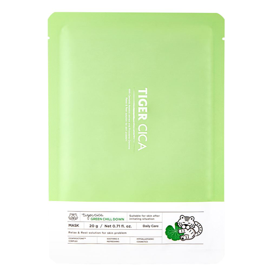 It ´S Skin Tiger Cica Green Chill Down Mask 20 g