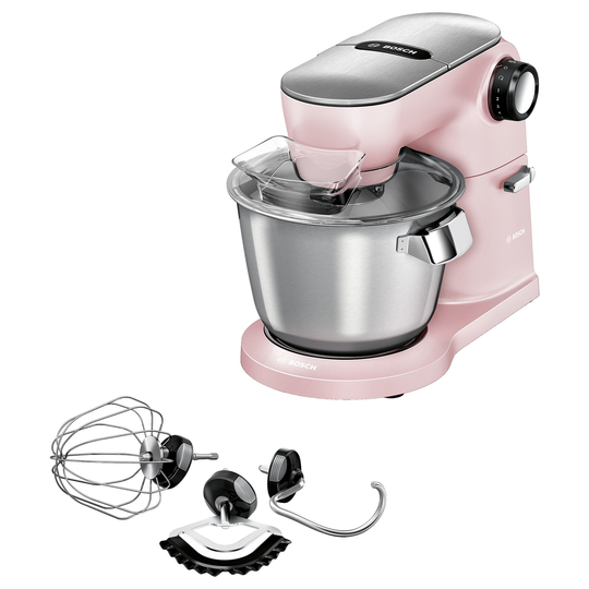 Bosch MUM9A66 OptiMUM köksmaskin, rosa/svart