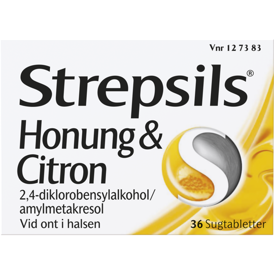 Strepsils Honung & Citron, Sugtablett 36 st