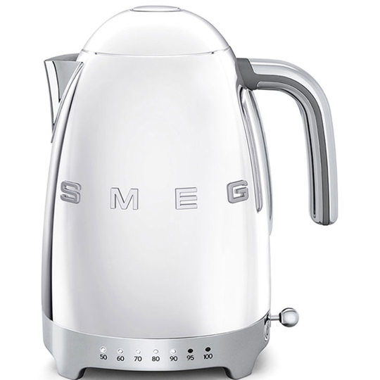 Smeg Vattenkokare 1,7 l med Variable Temperatur Krom