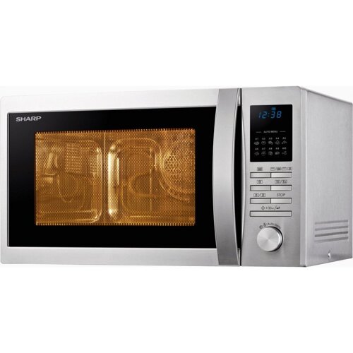 Sharp R-822stw Mikrovågsugn - Rostfritt Stål